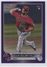 2022 Topps Chrome Update Purple Refractor Chase Silseth #USC127 6x9