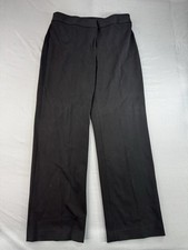 Liz Claiborne Women Size 10 Regular Black Audra Straight leg Dress Pants