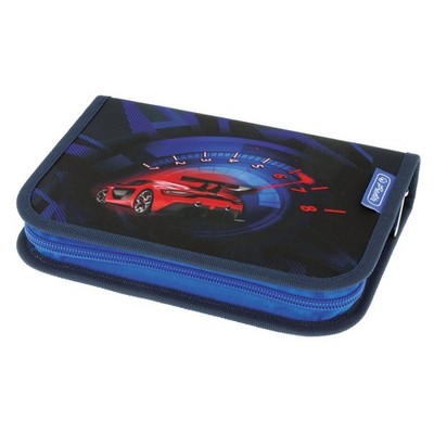 Herlitz Federtasche Schüleretui mit 2 Klappen 31-teilig High Speed 20,5 x 14 x