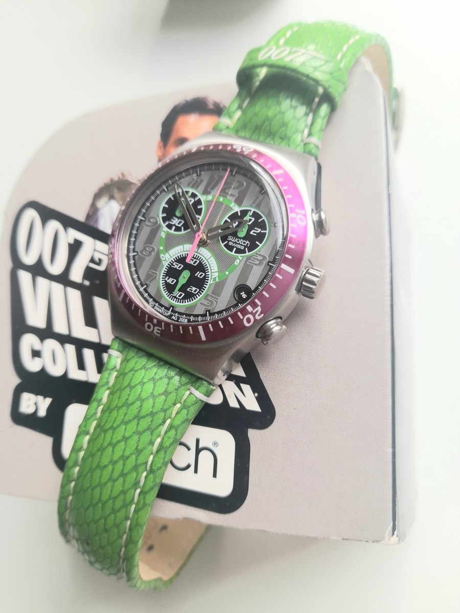 Swatch Irony Watch Chrono Franz Sanchez- Licence to Kill YCS512
