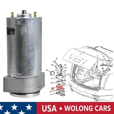 Hydraulic Liftgate Pump Motor with Bracket Metal Fits for Cadillac SRX CTS