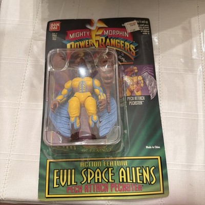 Vintage Mighty Morphin Power Rangers Evil Space Aliens Peck Attack Peckster 1994