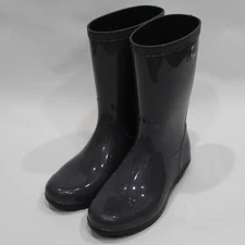 UGG Gray Rain Boots Women's Size 6 Waterproof Rubber Casual  Read Disc