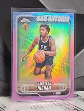 💎🔥2024-25 Topps Chrome - Harrison Ingram RC Pink Refractor - Spurs
