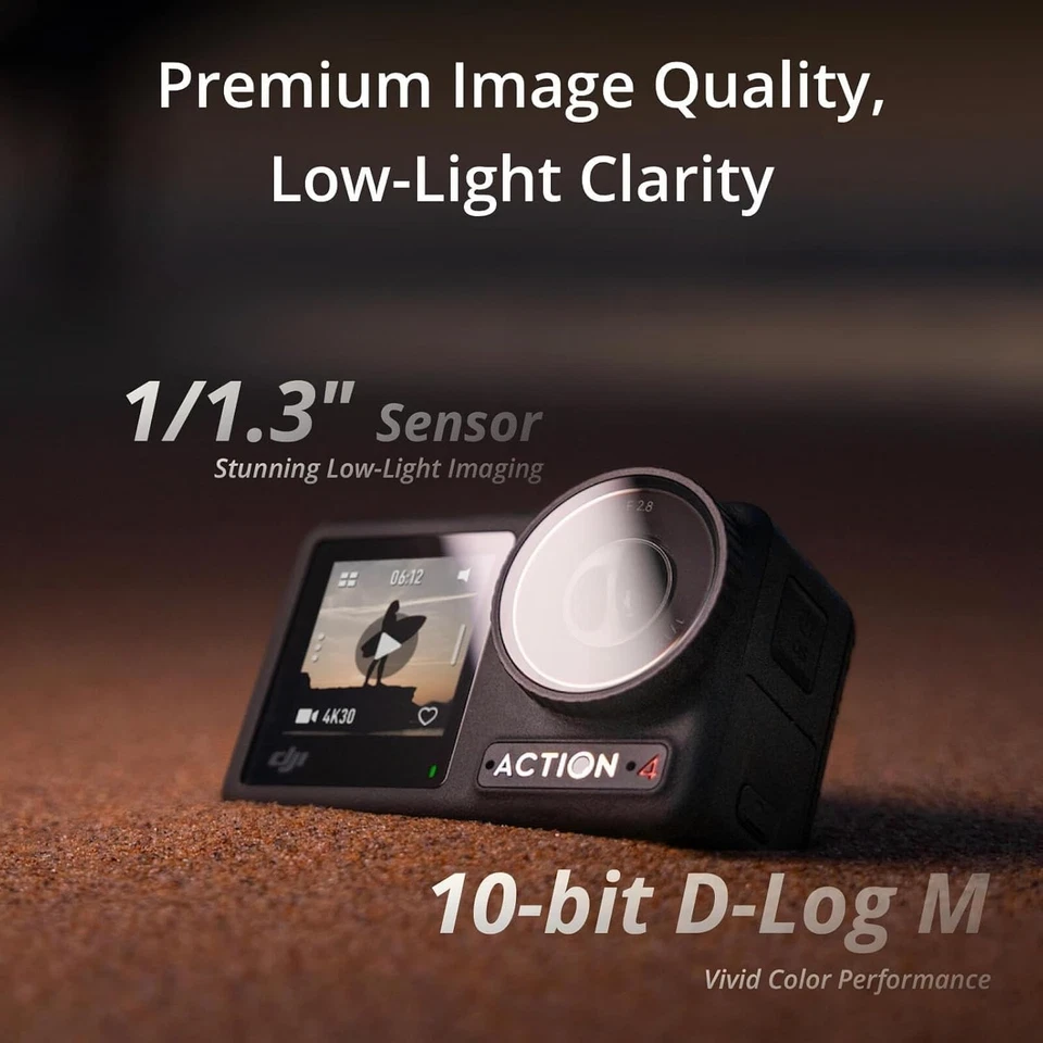 DJI Action Camera Osmo Action 4 Standard Combo Waterproof Action Camera - Image 2 of 4