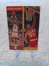 1992-93 Upper Deck - Scoring Threats Hakeem Olajuwon, Otis Thorpe #501