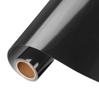 "Mattschwarz Vinyl, 10\"X8Ft, FüR Aufkleber, Schilder, Diy, 1 StüCk"