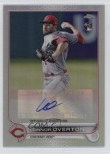 2022 Topps Chrome Update Auto Connor Overton #AC-CO Auto 03xg