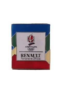 Pin's JO Albertville 1992 – Renault Partenaire Officiel – Pin's Olympique Vintage