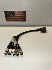 LWC VGA Male to 5-BNC 150V 80'C FT4 26AWG Female Video Adapter