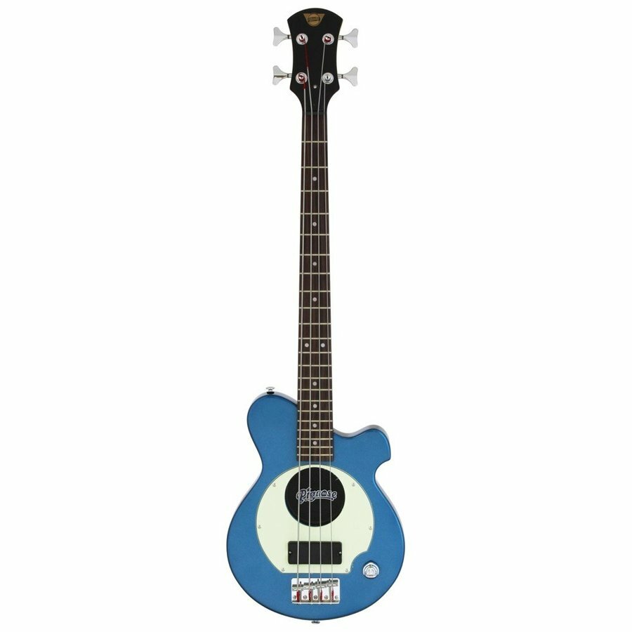 Pignose エレキギター PGG-200 メタリックブルー Pignose PGB-200 Metallic Blue Mini Electric Bass Guitar