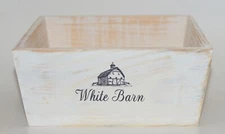 BATH & BODY WORKS WHITE BARN WOODEN CRATE TRAY GIFT SET BOX BASKET DECOR HOLDER