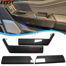 Carbon Interior Door Armrest Panel Overlay For Ford F-150 Raptor R Limited 2021+