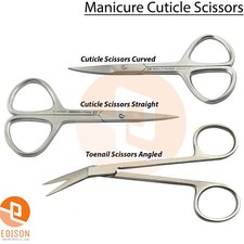 Professional Cuticle Scissors Finger Toenail Cutting Shears Manicure Pedicure