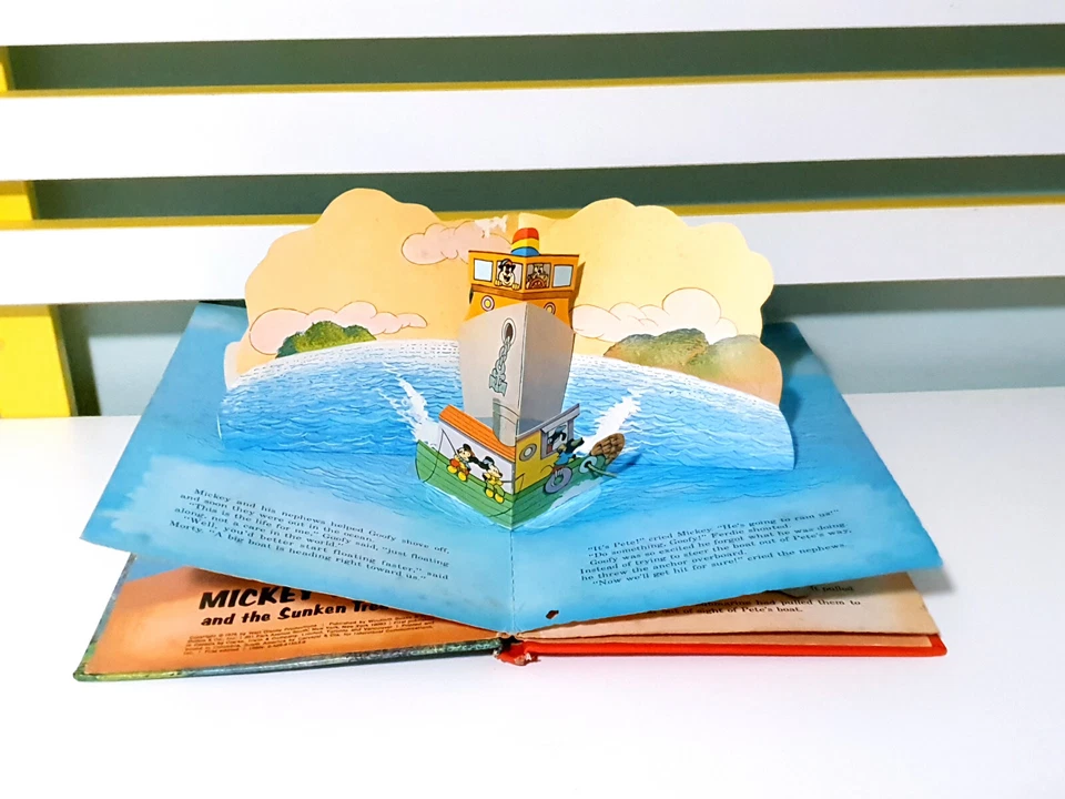 Mickey Mouse and the Sunken Treasure Pop-Up Turn-Around Book! Read it Both Ways! - Image 3 of 4