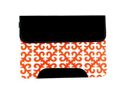 Tasche für Apple iPad Pro 12,9 Zoll Hülle Schutz Case Sleeve Filz Weiß Rot Ornam