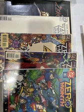 Zero Hour Crisis In Time #0-4 1994 DC Comics Plus Novel And Sampler