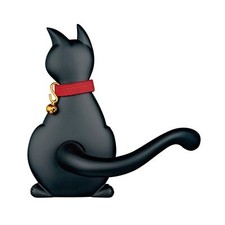 Nagasawa Animal Door Lever CAT Model, Black for cat Lovers Meow   cat M