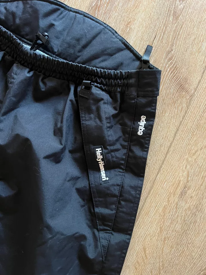 Helly Hansen Helly Tech Waterproof Breathable Equipe Ski SB Pants Black Large - Image 4 of 4