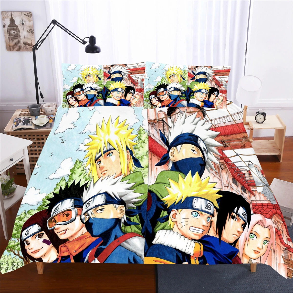 Narutoo Anime Bedding Set, Gift for Friends