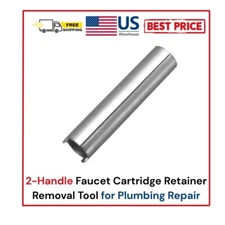 2-Handle Faucet Cartridge Retainer Removal Tool for Plumbing Repair