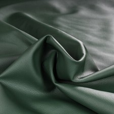 Tessuto Ecopelle Finta Pelle Rivestimento Letto Divano Verde Scuro 1/2 mt 50 Cm