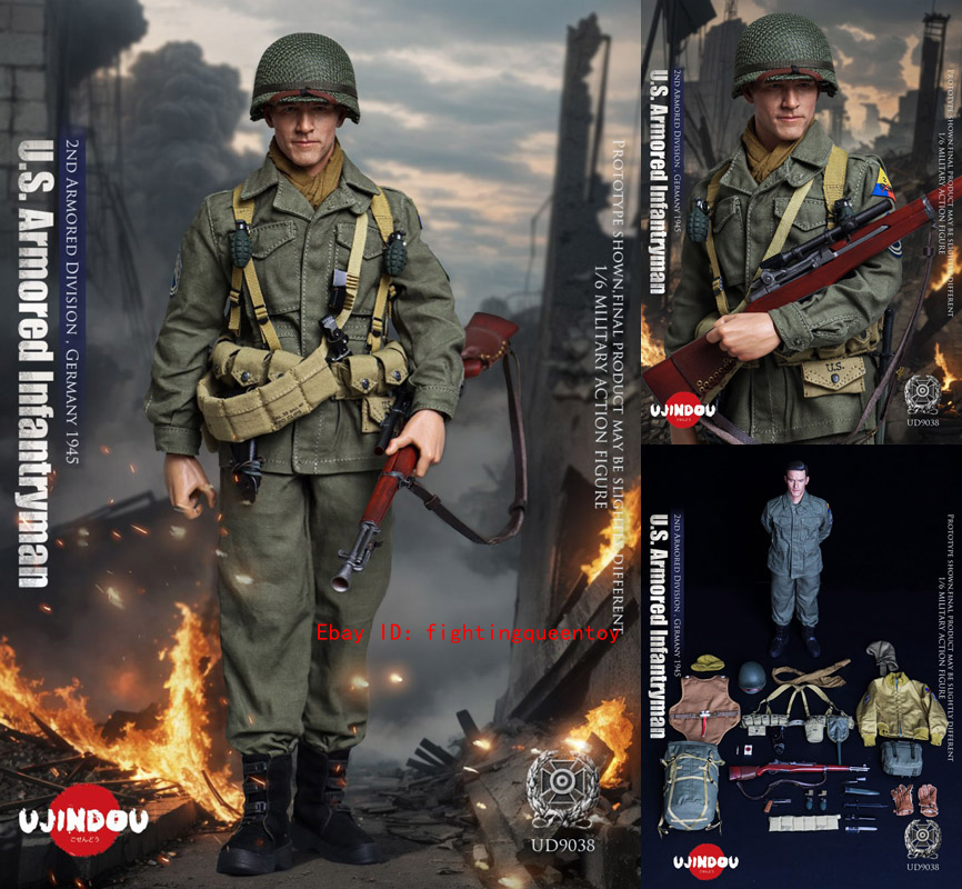 UJINDOU 1/6 WW2 アメリカ陸軍 第2機甲師団歩兵 UD9038 UJINDOU UD9038 WWII U.S. Armored Infantryman 1/6 Male Action
