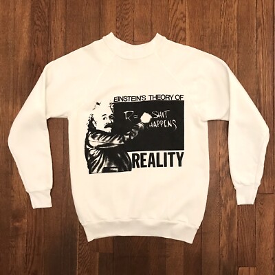 Vintage EINSTEIN'S THEORY OF REALITY Men s Sweatshirt - Funny