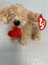 Ty Beanie Baby💜LOVESME The Dog 6"  Internet Exc Plush New MWMT's