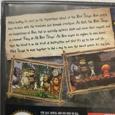 Where the Wild Things Are (Nintendo DS, 2009)brand New Sealed