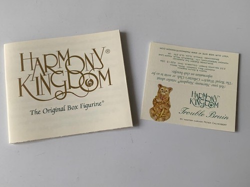 Harmony Kingdom Treasure Jests - Trouble Bruin / TJBE 1 Bear Trinket Box - Picture 8 of 11