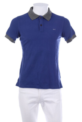 SUN68 Poloshirt S blau