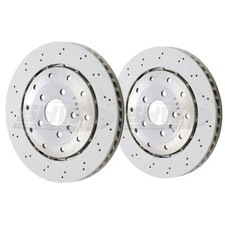 SHW Dischi Freno Posteriore Performance Forati 356x32mm Per Audi R8 4.2 5.2 FSI 07-15