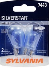 SYLVANIA 7443 SilverStar Miniture Bulbs Pack of 2 - Sealed Package Made in Japan