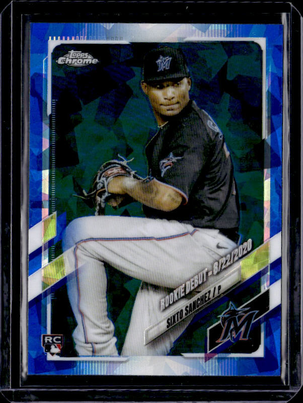 2021 Topps Chrome Sapphire #US186 Sixto Sanchez  Sapphire