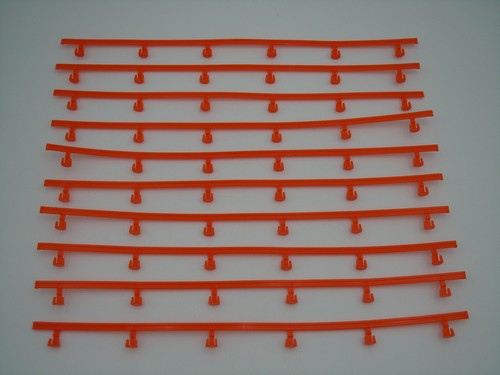 AURORA TOMY AFX 10 - 14" RIELES DE PROTECCIÓN NARANJA SIN POSTES DEFECTUOSOS ~ CASI NUEVO-COMO NUEVO ~ LIMPIO 2 - Imagen 1 de 6