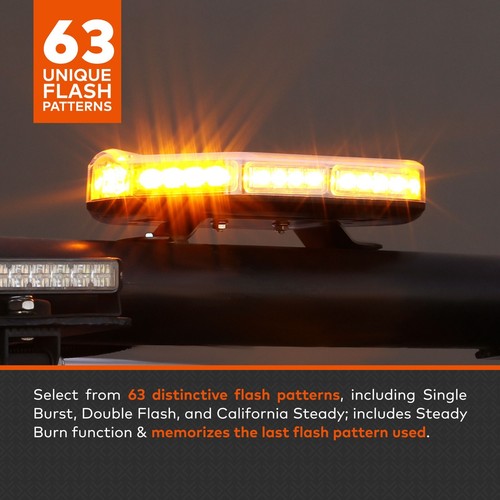 NanoFlare NFMB40 12" 40W White LED Strobe Mini Light Bar for Tow Truck Vehicle - Picture 2 of 7