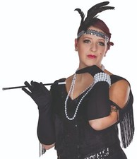 Charleston 20er Jahre 5tlg Set Kostüm Zubehör Flapper Silvester Karneval Krimi