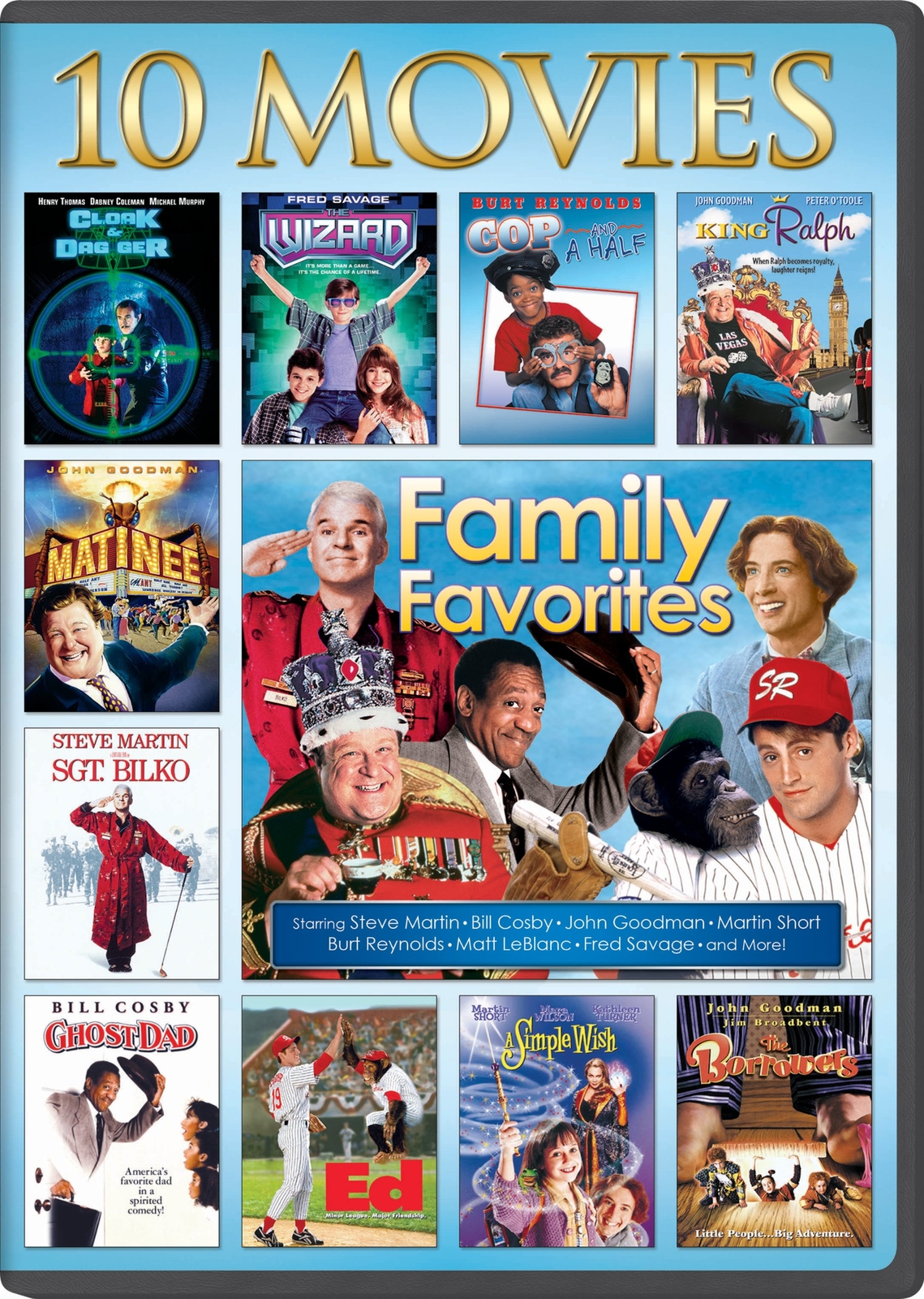 Family Favorites: 10-Movie Collection (DVD) Henry Thomas Burt Reynolds