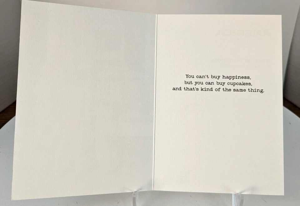 Thinking of you Avanti America You can't buy happiness you can buy cupcakes Card - Image 3 of 4