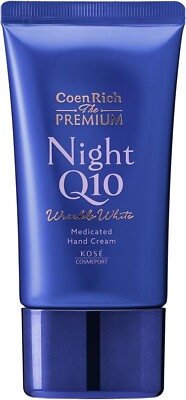 KOSE CoenRich Hand Cream Q10 Premium Wrinkle Night Stain Care JPN