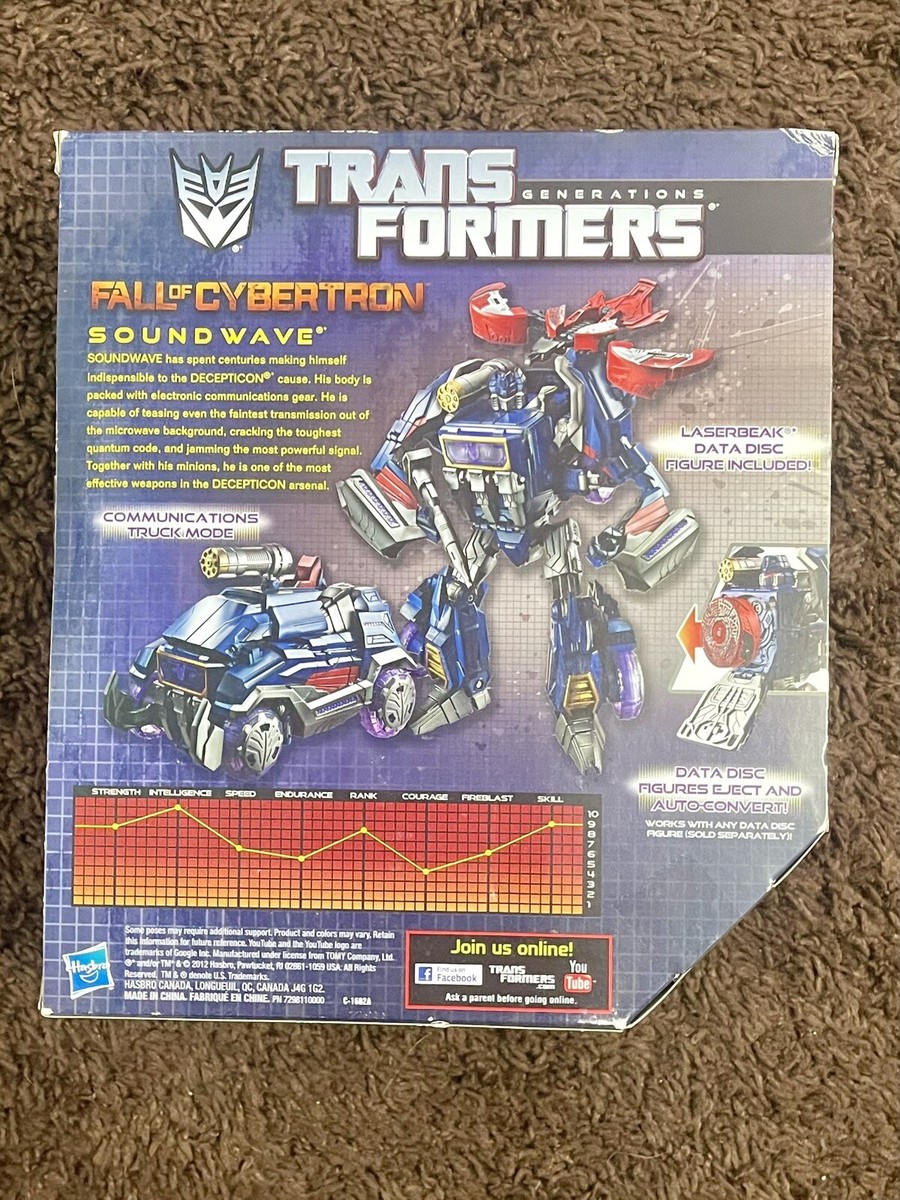 NEW] Generations: Fall Of Cybertron Soundwave W/ Laserbeak, Frenzy