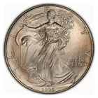 1995 1 oz Silver American Eagle - Speckled Pastel Toning - BU - SKU-E2917