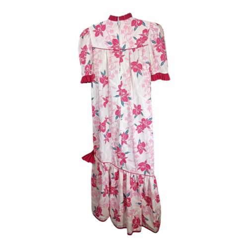 Vestido Caftán XL Mujer Multicolor Maxi Vestido Mezcla Algodón Informal Vintage Floral - Imagen 2 de 3