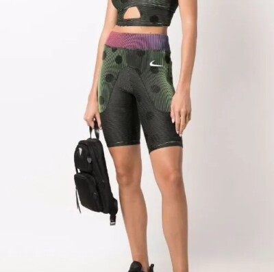 Nike x Off White Dri Fit Performance Fit Ribbed Polka Dot Athletic