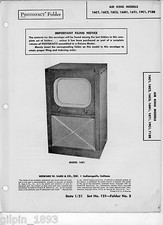 Sams PhotoFact AIR KING TV Models 16C1, 16C2, 16C3, 16M1, 16T1, 19C1, 718R