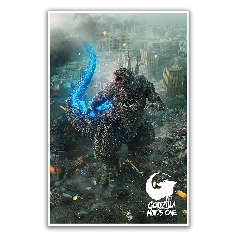 Godzilla Minus One Movie Poster Fan Gift | eBay