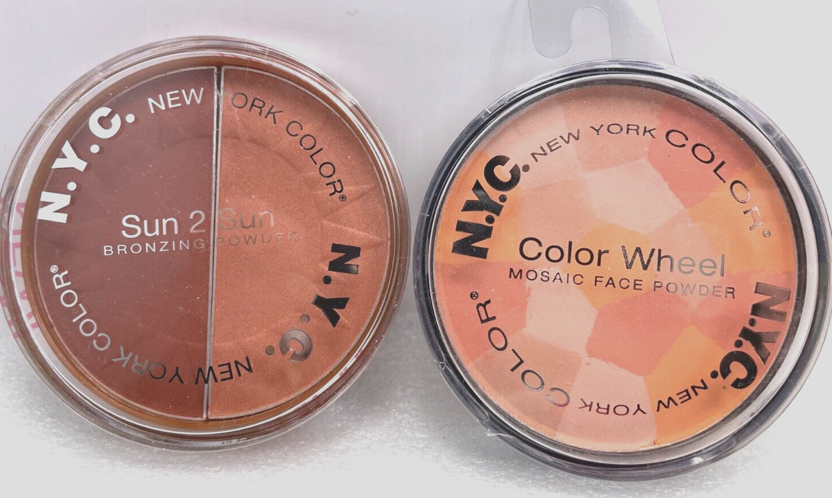 NYC Sun 2 Sun Bronzing Powder #718A Bronze Mist+ Color Wheel