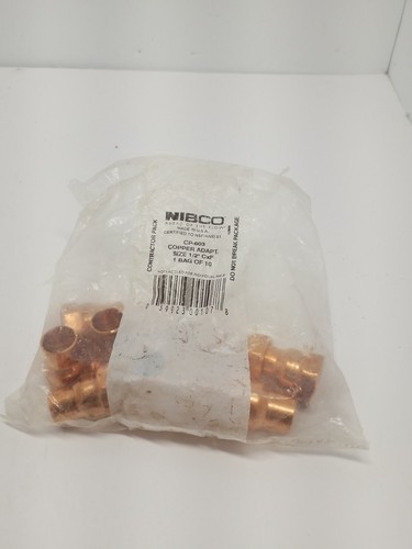 1/2 In. Female Copper Adapter (10-Pack) W01030J Pack of 10 W01030J