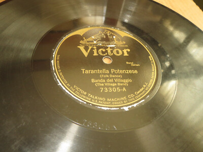 78RPM Victor Banda del Villaggio Village, Polkas - Tarantella / Piccola Amante V